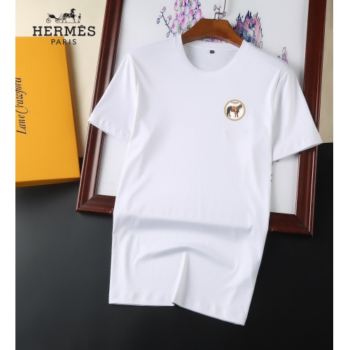 Hermes T-Shirts Short Sleeved For Men #894052 $25.00 USD, Wholesale Replica Hermes T-Shirts