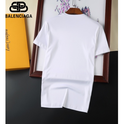 Replica Balenciaga T-Shirts Short Sleeved For Men #894117 $25.00 USD for Wholesale