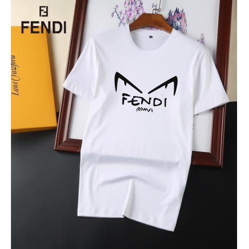 Fendi T-Shirts Short Sleeved For Men #894148 $25.00 USD, Wholesale Replica Fendi T-Shirts