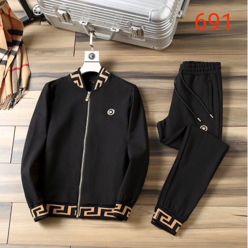 Versace Tracksuits Long Sleeved For Men #894200 $98.00 USD, Wholesale Replica Versace Tracksuits