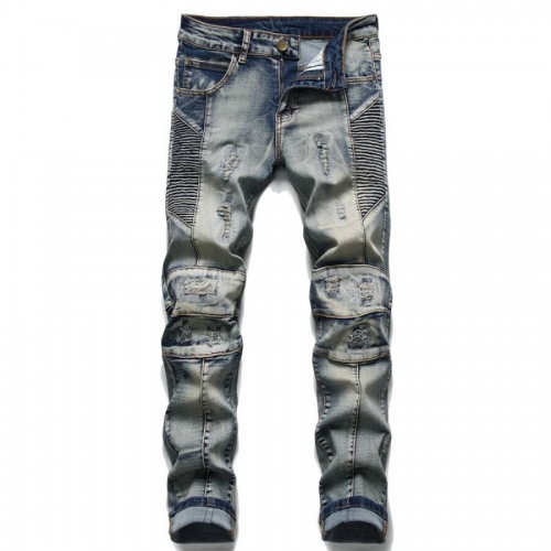 Balmain Jeans For Men #894217 $45.00 USD, Wholesale Replica Balmain Jeans