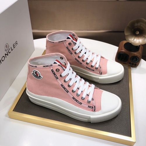 Moncler High Tops Shoes For Women #894445 $82.00 USD, Wholesale Replica Moncler High Tops Shoes