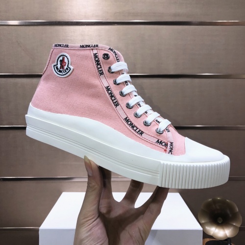 Replica Moncler High Tops Shoes For Women #894445 $82.00 USD for Wholesale