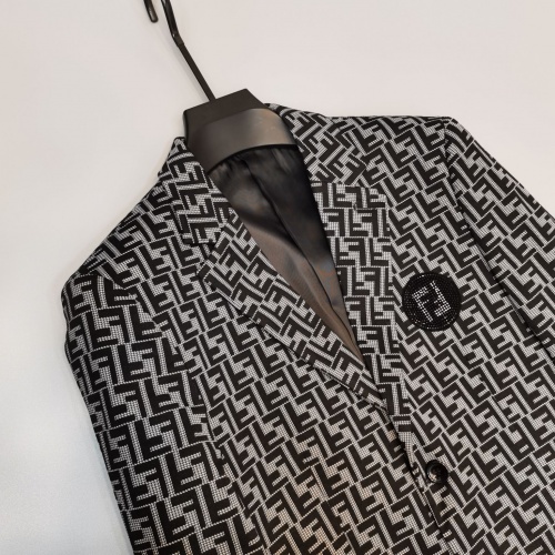 Replica Fendi Jackets Long Sleeved For Men #894466 $92.00 USD for Wholesale
