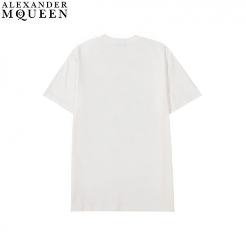 Replica Alexander McQueen T-shirts Short Sleeved For Men #894593 $27.00 USD for Wholesale