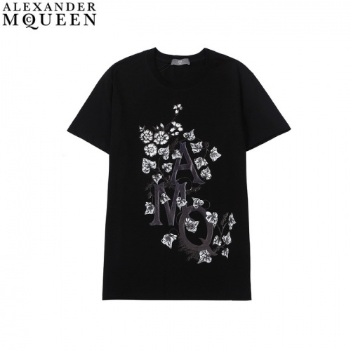 Alexander McQueen T-shirts Short Sleeved For Men #894594 $27.00 USD, Wholesale Replica Alexander McQueen T-shirts