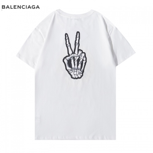 Replica Balenciaga T-Shirts Short Sleeved For Men #894632 $27.00 USD for Wholesale