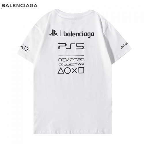 Replica Balenciaga T-Shirts Short Sleeved For Men #894635 $29.00 USD for Wholesale