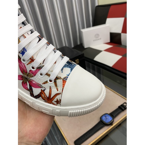 Replica Versace High Tops Shoes For Men #894774 $85.00 USD for Wholesale