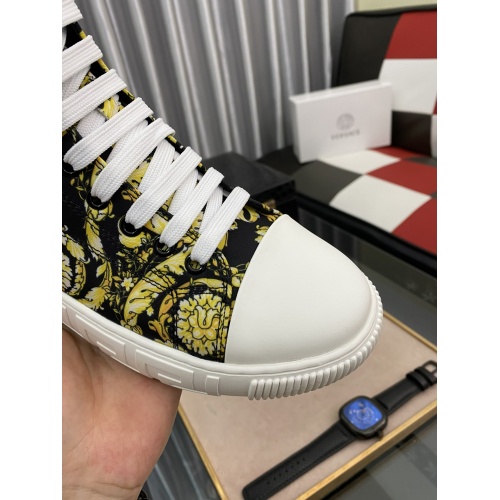 Replica Versace High Tops Shoes For Men #894776 $85.00 USD for Wholesale