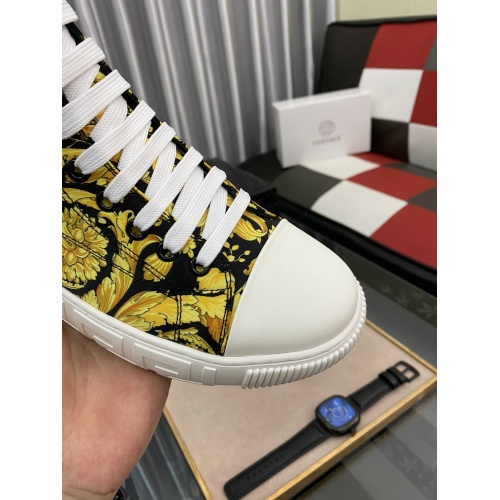 Replica Versace High Tops Shoes For Men #894778 $85.00 USD for Wholesale
