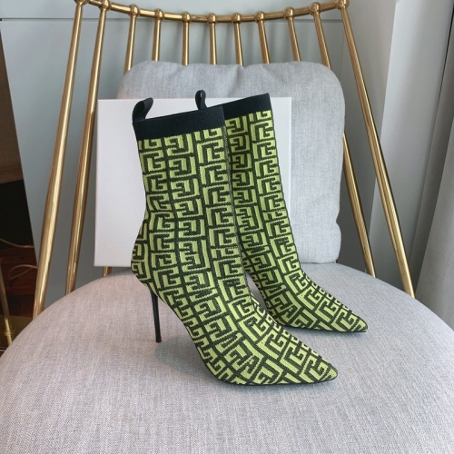 Replica Balmain Boots For Women #894915 $125.00 USD for Wholesale