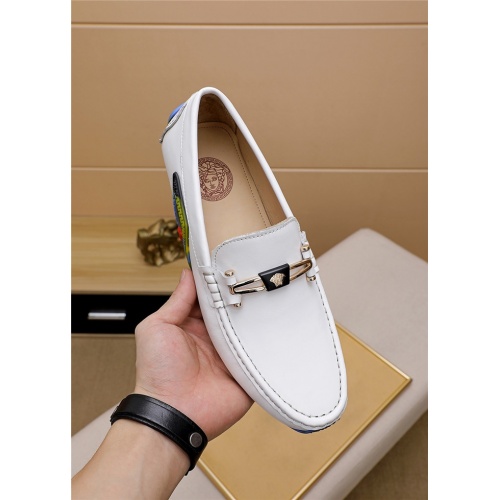 Replica Versace Leather Shoes For Men #895033 $68.00 USD for Wholesale