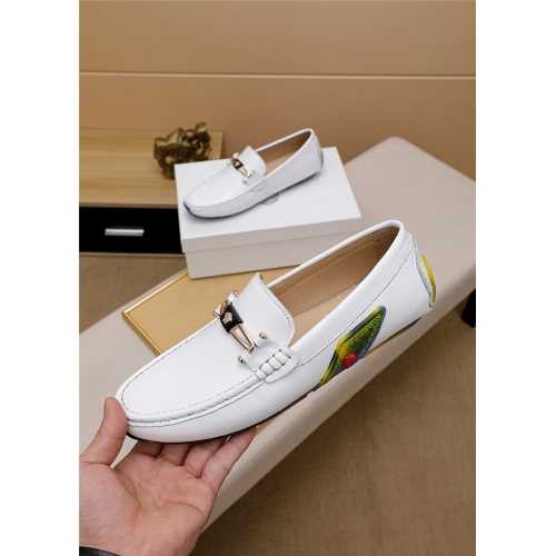 Replica Versace Leather Shoes For Men #895033 $68.00 USD for Wholesale
