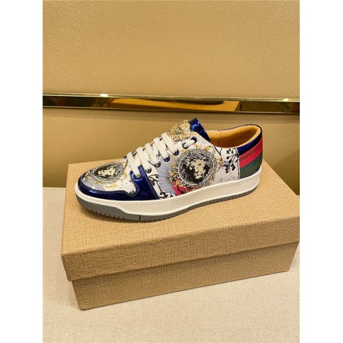 Replica Versace Casual Shoes For Men #895038 $76.00 USD for Wholesale