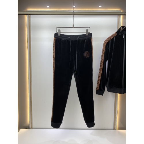 Replica Fendi Tracksuits Long Sleeved For Men #895242 $96.00 USD for Wholesale