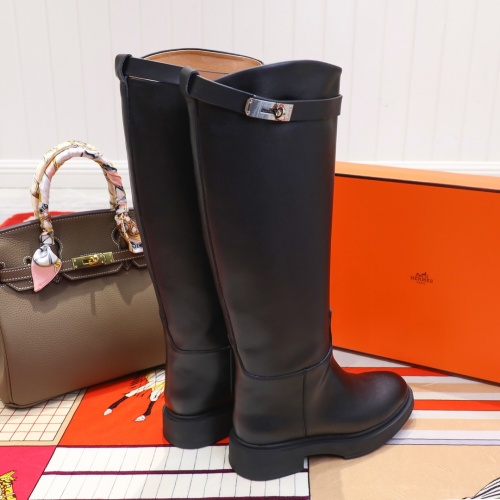 Replica Hermes Boots For Women #895293 $108.00 USD for Wholesale
