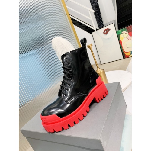 Replica Balenciaga Boots For Women #895383 $98.00 USD for Wholesale