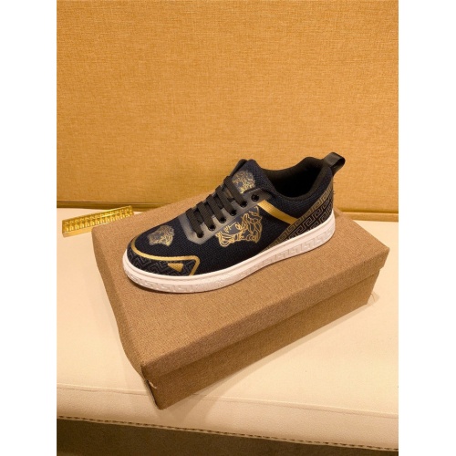 Replica Versace Casual Shoes For Men #895439 $76.00 USD for Wholesale