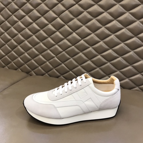 Replica Hermes Casual Shoes For Men #895555 $76.00 USD for Wholesale