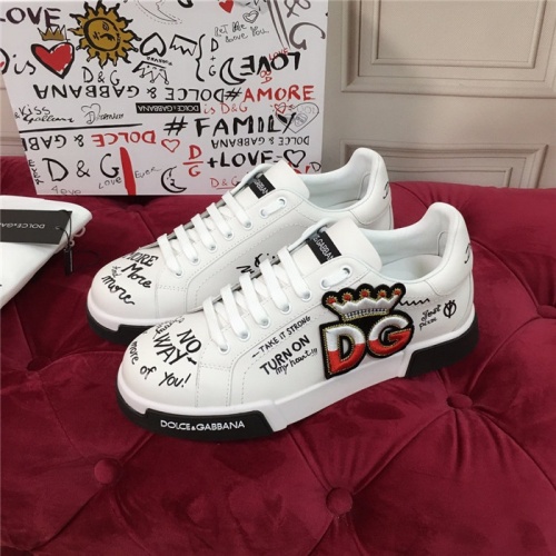 Dolce &amp; Gabbana D&amp;G Casual Shoes For Women #895815 $102.00 USD, Wholesale Replica Dolce &amp; Gabbana D&amp;G Casual Shoes