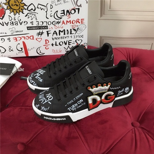 Dolce &amp; Gabbana D&amp;G Casual Shoes For Women #895816 $102.00 USD, Wholesale Replica Dolce &amp; Gabbana D&amp;G Casual Shoes