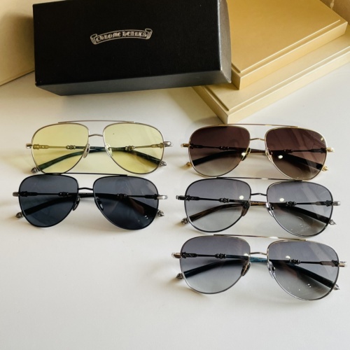 Replica Chrome Hearts AAA Quality Sunglasses #895916 $68.00 USD for Wholesale