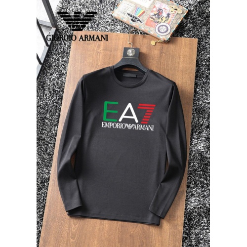 Armani T-Shirts Long Sleeved For Men #896093 $34.00 USD, Wholesale Replica Armani T-Shirts