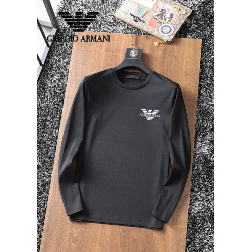 Armani T-Shirts Long Sleeved For Men #896095 $34.00 USD, Wholesale Replica Armani T-Shirts