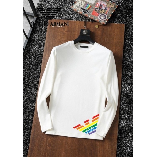 Armani T-Shirts Long Sleeved For Men #896096 $34.00 USD, Wholesale Replica Armani T-Shirts