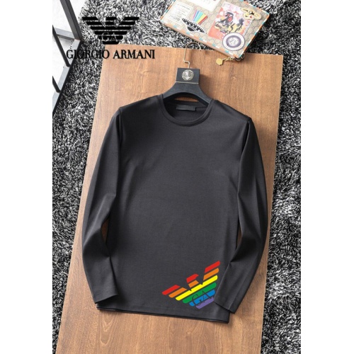 Armani T-Shirts Long Sleeved For Men #896097 $34.00 USD, Wholesale Replica Armani T-Shirts