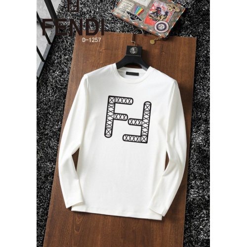 Fendi T-Shirts Long Sleeved For Men #896118 $34.00 USD, Wholesale Replica Fendi T-Shirts