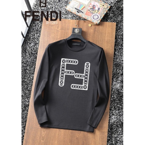 Fendi T-Shirts Long Sleeved For Men #896119 $34.00 USD, Wholesale Replica Fendi T-Shirts