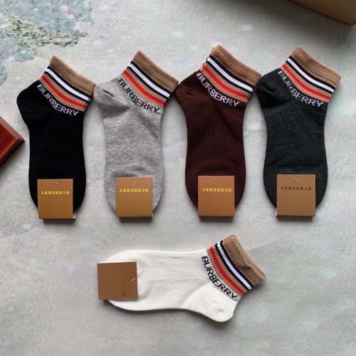 Replica Burberry Socks #896356 $27.00 USD for Wholesale