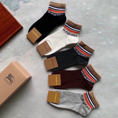 Replica Burberry Socks #896356 $27.00 USD for Wholesale