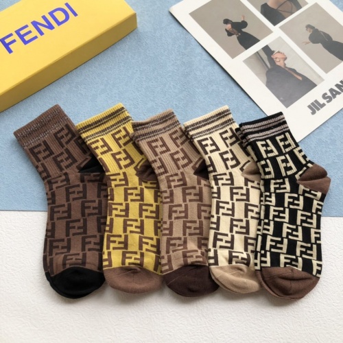 Fendi Socks #896363 $27.00 USD, Wholesale Replica Fendi Socks