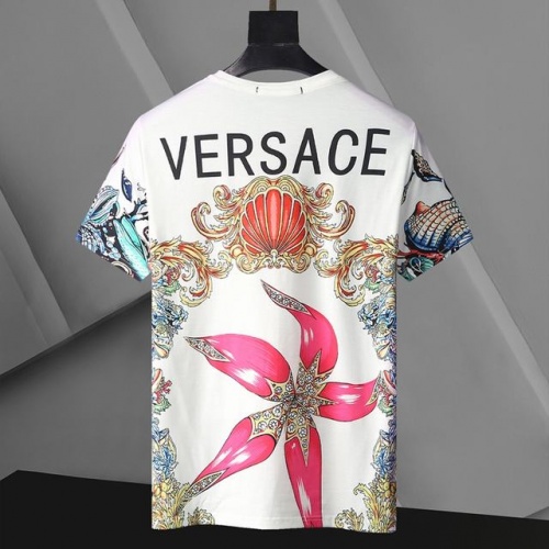 Replica Versace T-Shirts Short Sleeved For Men #896531 $24.00 USD for Wholesale