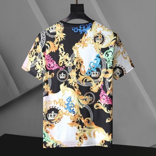 Replica Versace T-Shirts Short Sleeved For Men #896535 $24.00 USD for Wholesale