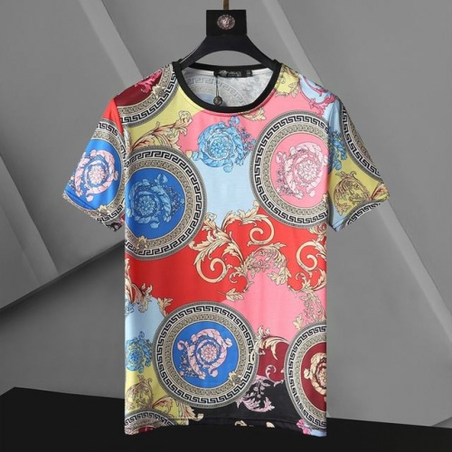 Versace T-Shirts Short Sleeved For Men #896536 $24.00 USD, Wholesale Replica Versace T-Shirts