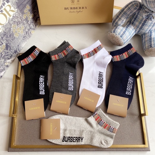 Replica Burberry Socks #896819 $27.00 USD for Wholesale