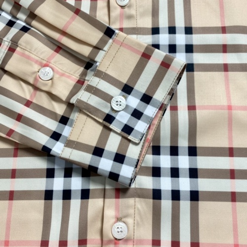 Replica Burberry Shirts Long Sleeved For Men #896888 $45.00 USD for Wholesale