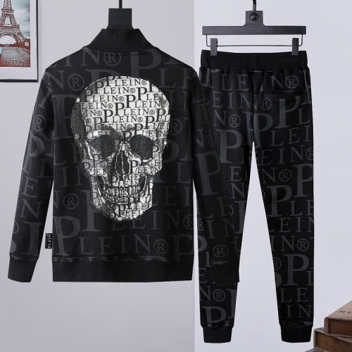 Replica Philipp Plein PP Tracksuits Long Sleeved For Men #896956 $103.00 USD for Wholesale
