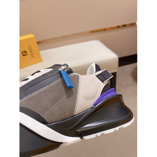 Replica Fendi Casual Shoes For Men #897080 $98.00 USD for Wholesale