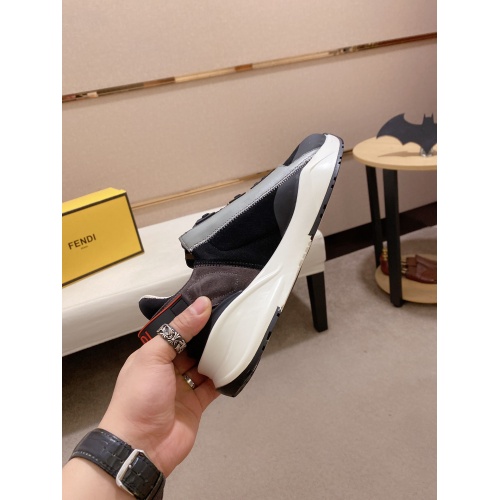 Replica Fendi Casual Shoes For Men #897081 $98.00 USD for Wholesale