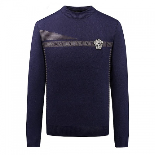 Versace Sweaters Long Sleeved For Men #897355 $43.00 USD, Wholesale Replica Versace Sweaters