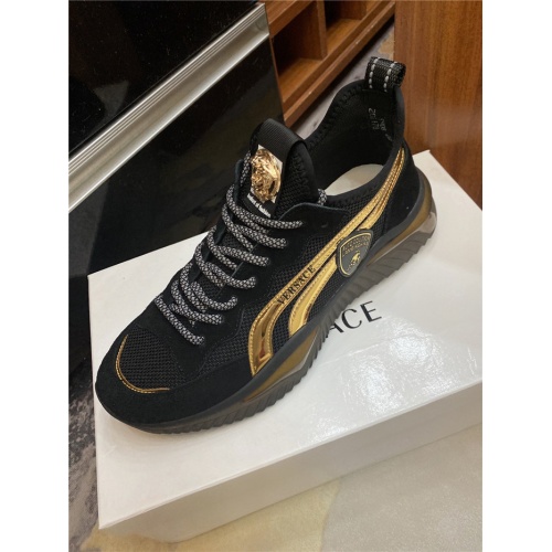 Replica Versace Casual Shoes For Men #897446 $80.00 USD for Wholesale