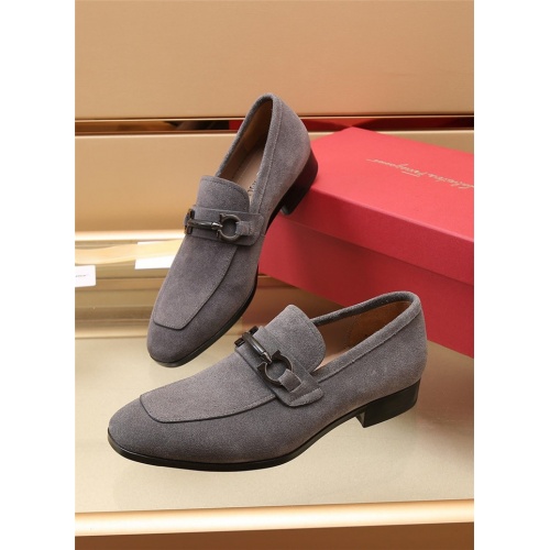 Ferragamo Salvatore FS Leather Shoes For Men #897474