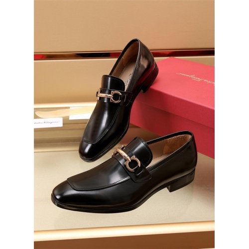 Ferragamo Salvatore FS Leather Shoes For Men #897481