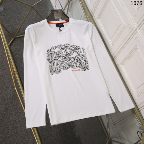 Hermes T-Shirts Long Sleeved For Men #897747 $34.00 USD, Wholesale Replica Hermes T-Shirts