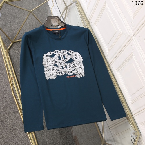 Hermes T-Shirts Long Sleeved For Men #897749 $34.00 USD, Wholesale Replica Hermes T-Shirts